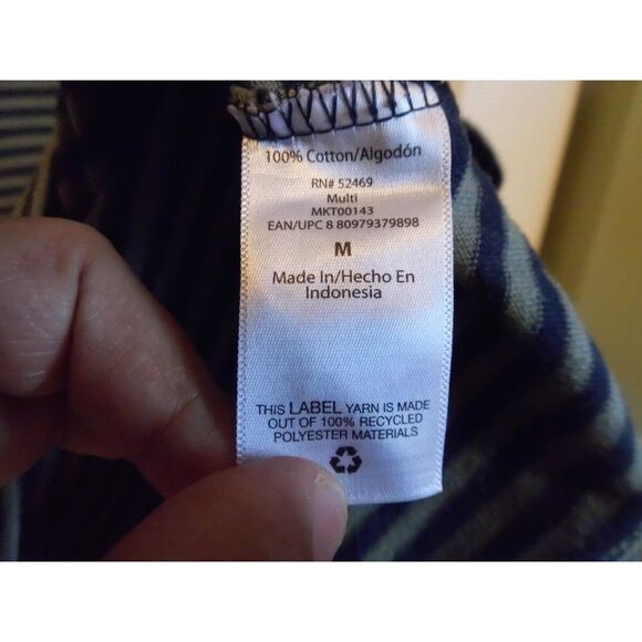 Free Assembly Grey blue and grey strip long sleeve - Picture 4 of 6